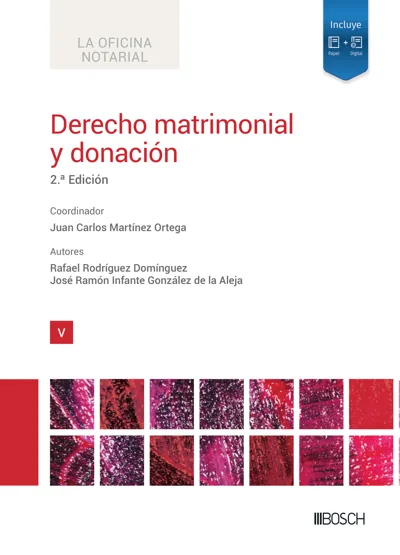 Portada de «Derecho matrimonial y donación»